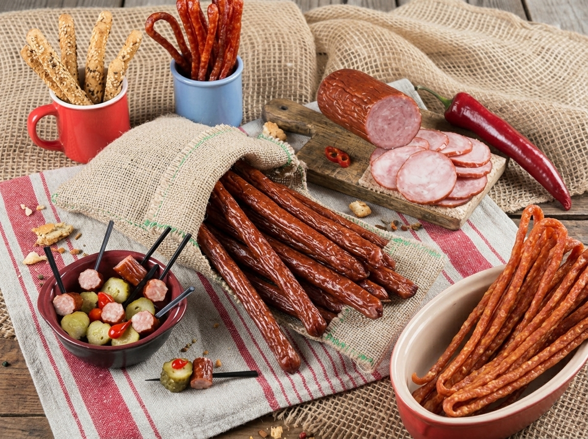 Saucissons Apéritifs, charcuterie Polonaise par Polonia