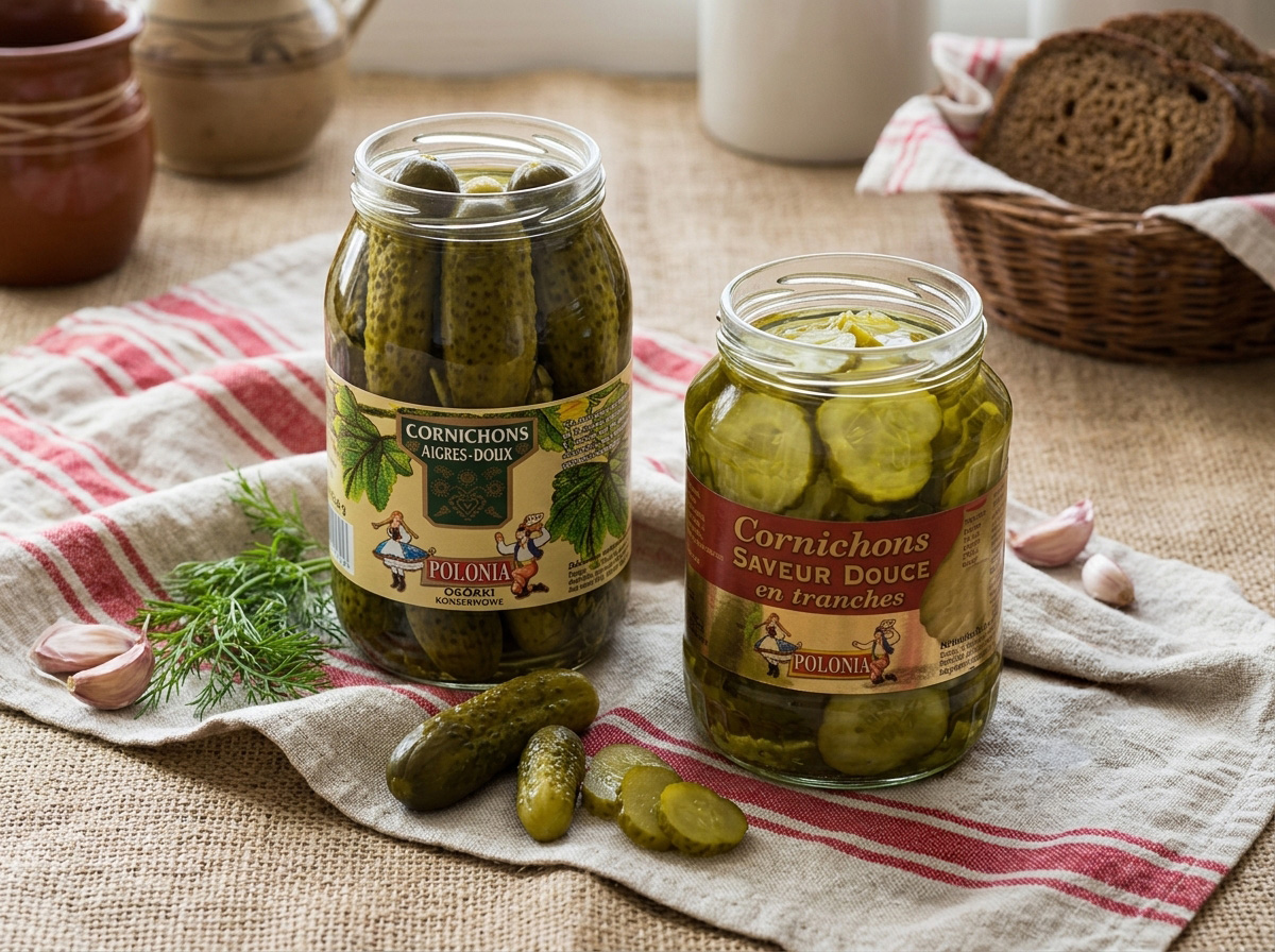 Cornichons et légumes, épcierie Polonaise par Polonia