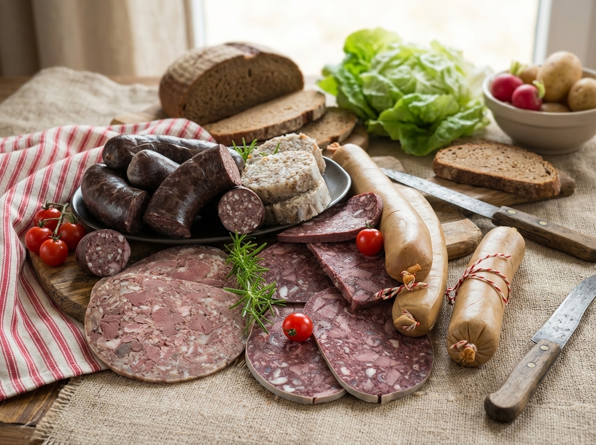 Salcesons et Pâtés de Viandes, charcuterie Polonaise par Polonia